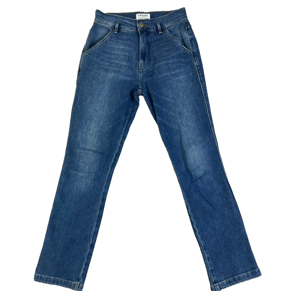 FRAME Jeans Womens 26 Le Slender Straight Leg Thistle Wash LSLTR969